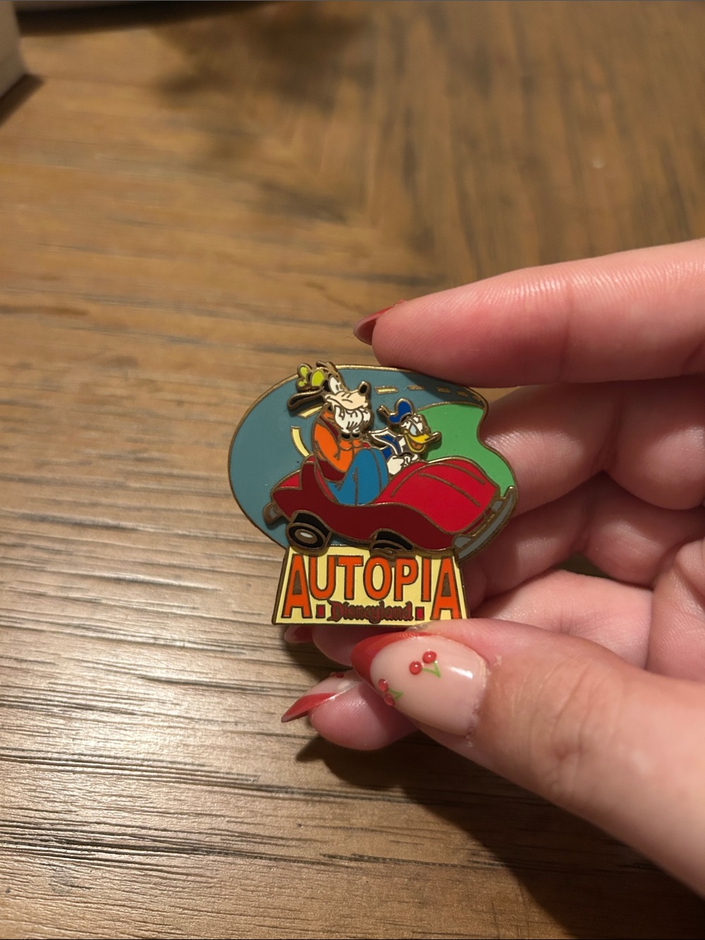 Disneyland Autopia with Goofy and Donald Duck Trading Pin